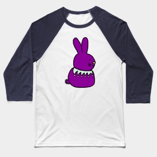 Purple Bunny Rabbit for Easter Baseball T-Shirt